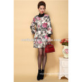 wholesale Middle aged ladies coats autumn elegant women embroidered overcoats